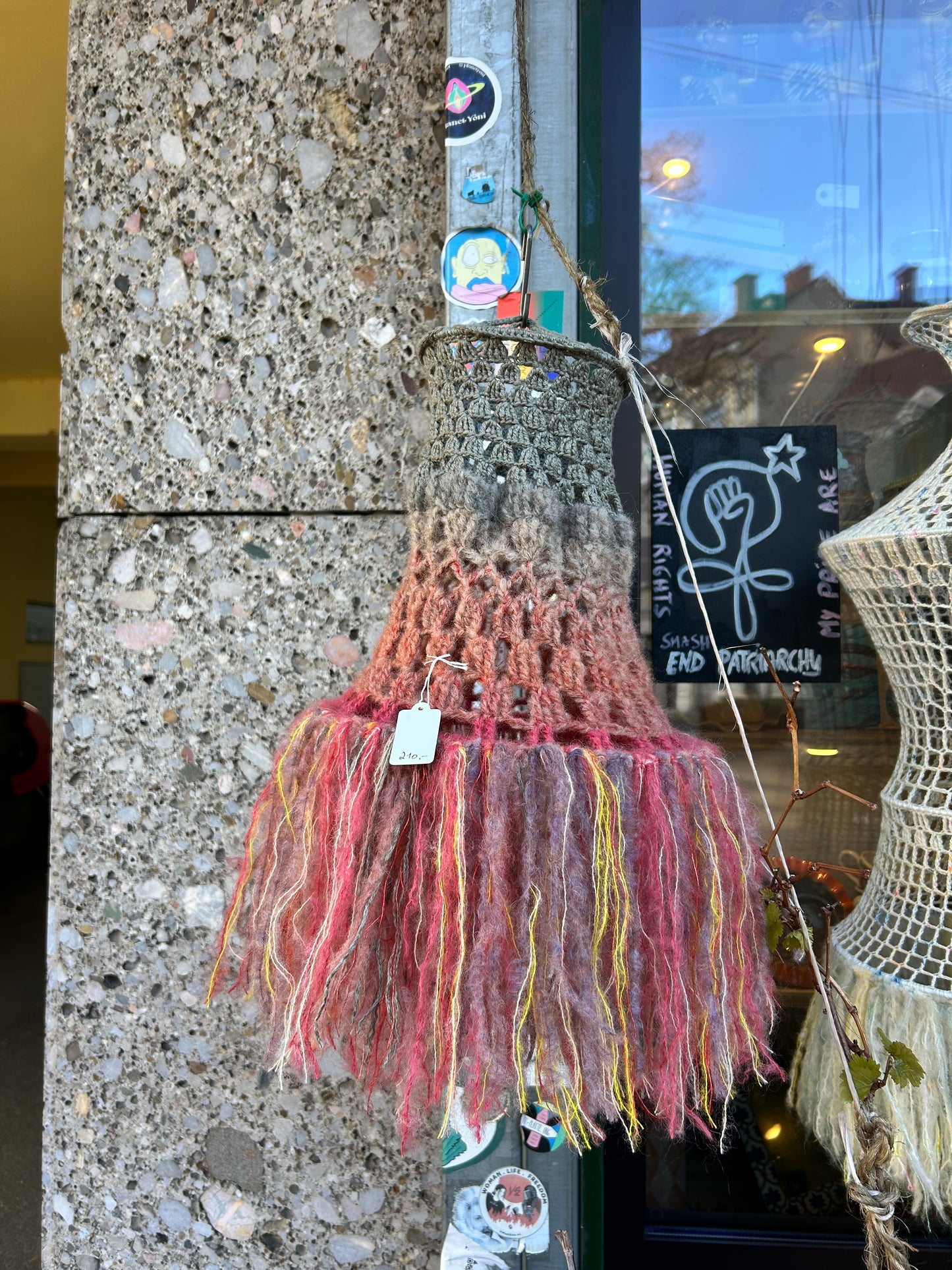 Lampenschirm für Pendelleuchte - handgemacht