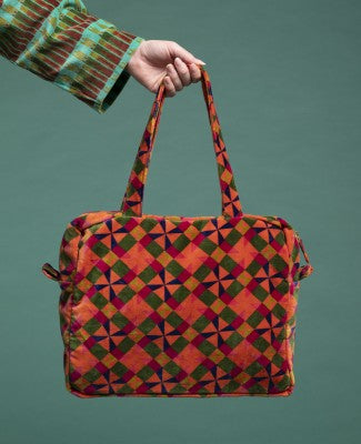 (Akten-)Tasche von Les Touristes Paris – 100% Baumwolle