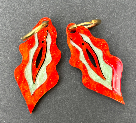 Vulva Ohrringe