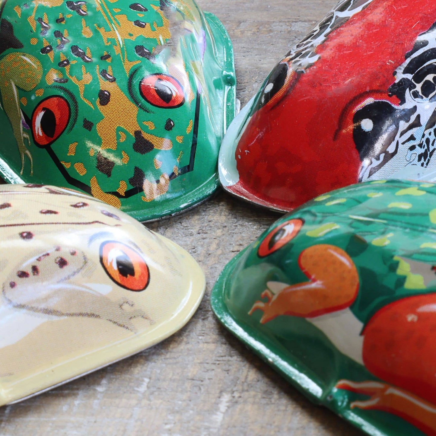 Blechspielzeug Knack Frosch Knackfrosch aus Blech