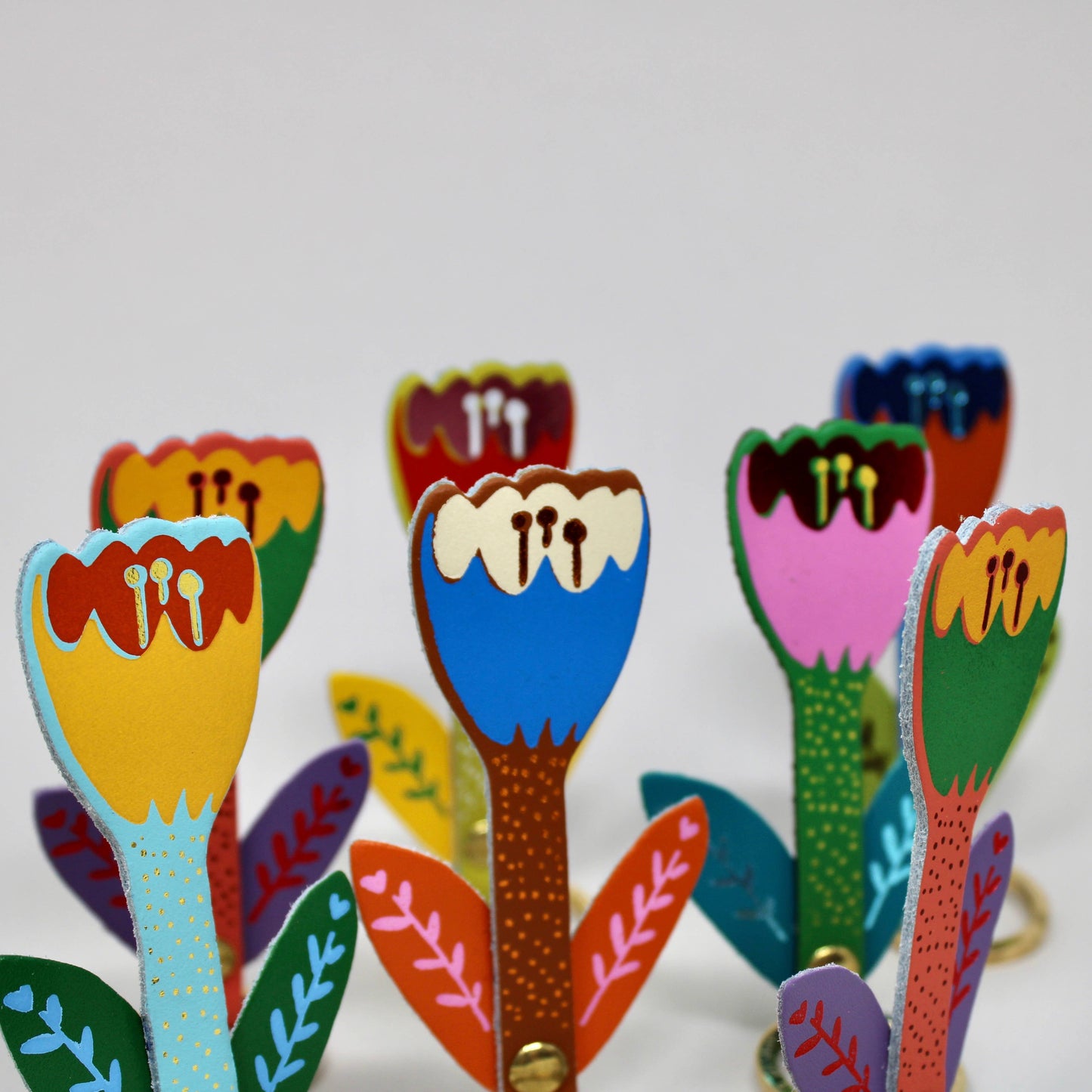 Tulpenblumen-Schlüsselanhänger: Kornblume