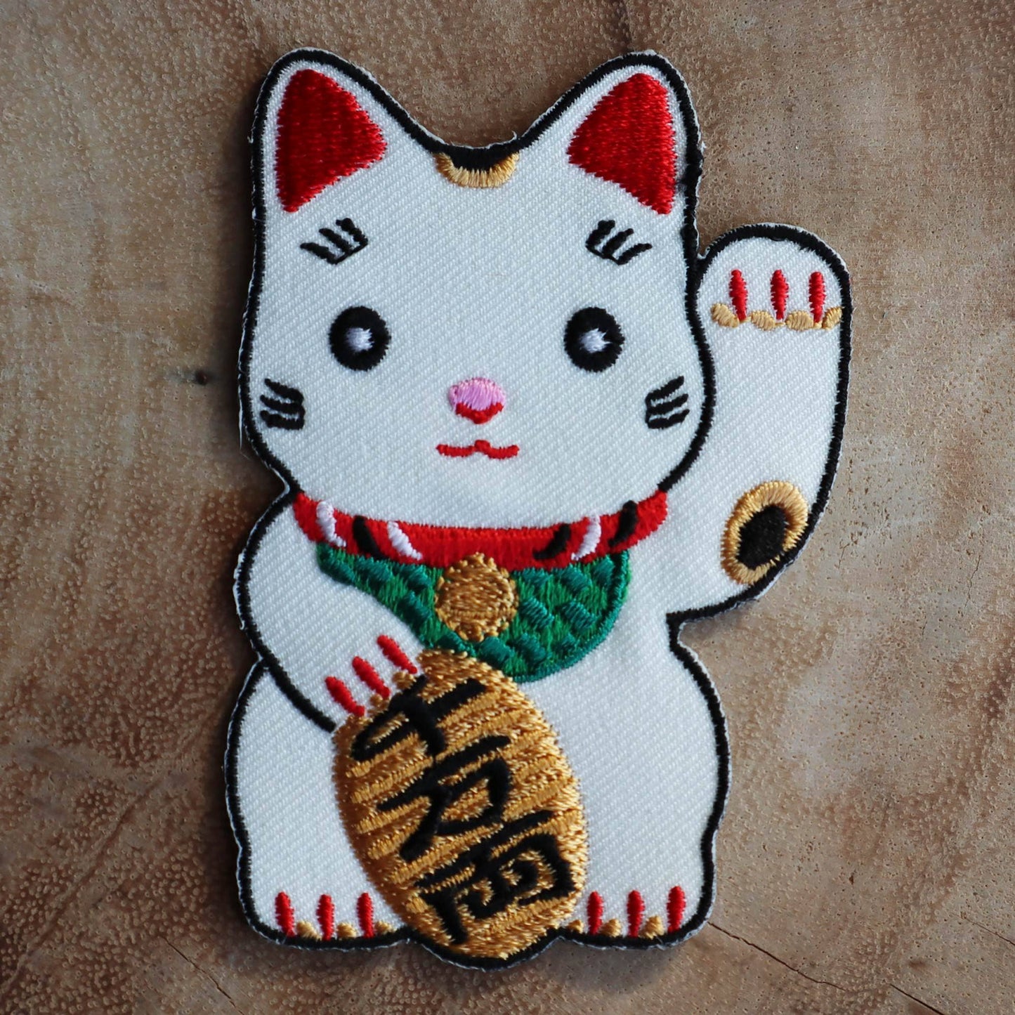 Aufnäher Winkekatze-Glückskatze Glücksbringer Patch