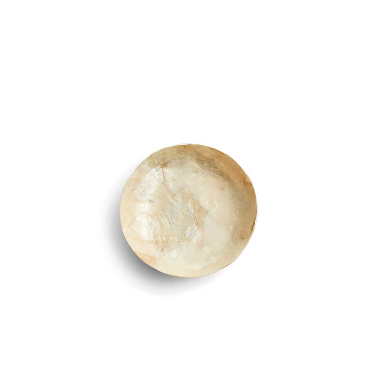 Schaaltje Schelp Capiz XS Gold: Stern