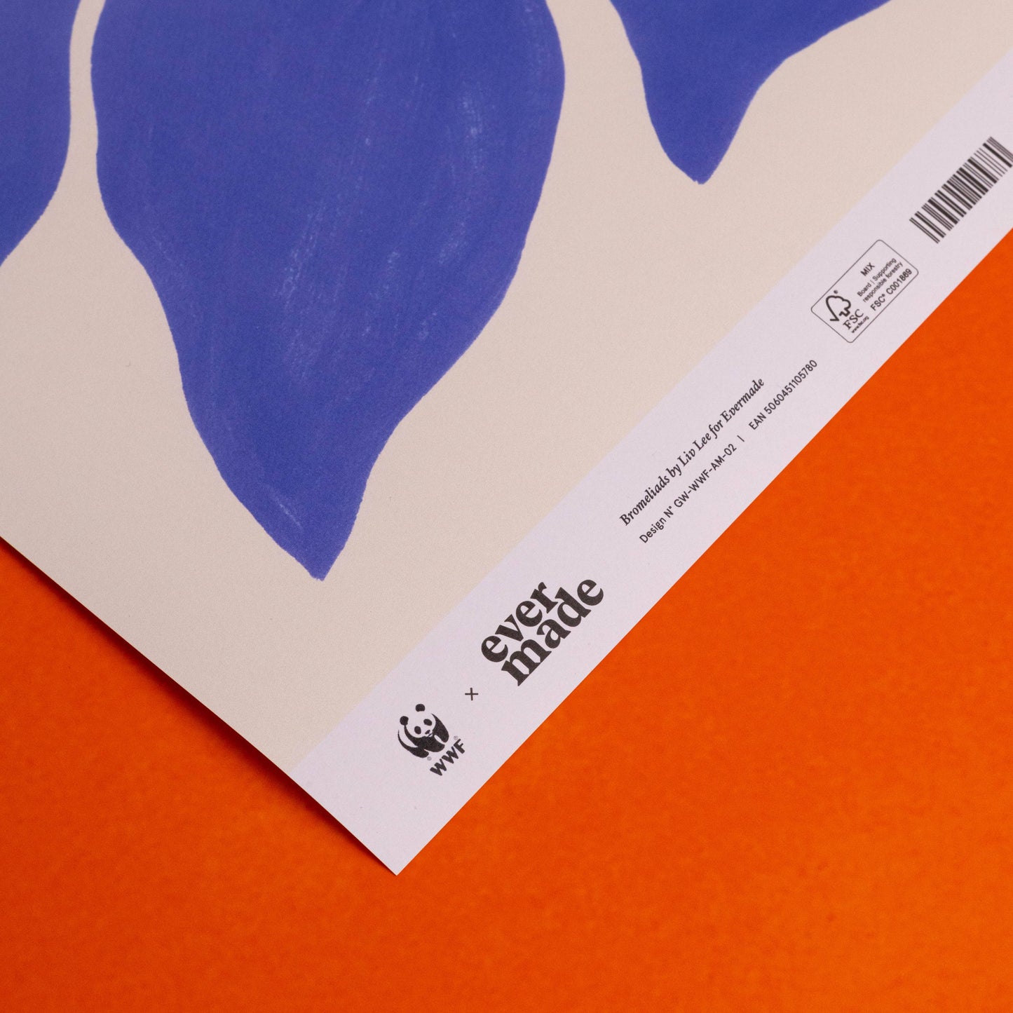 Bromelien-Geschenkpapier von Liv Lee x WWF