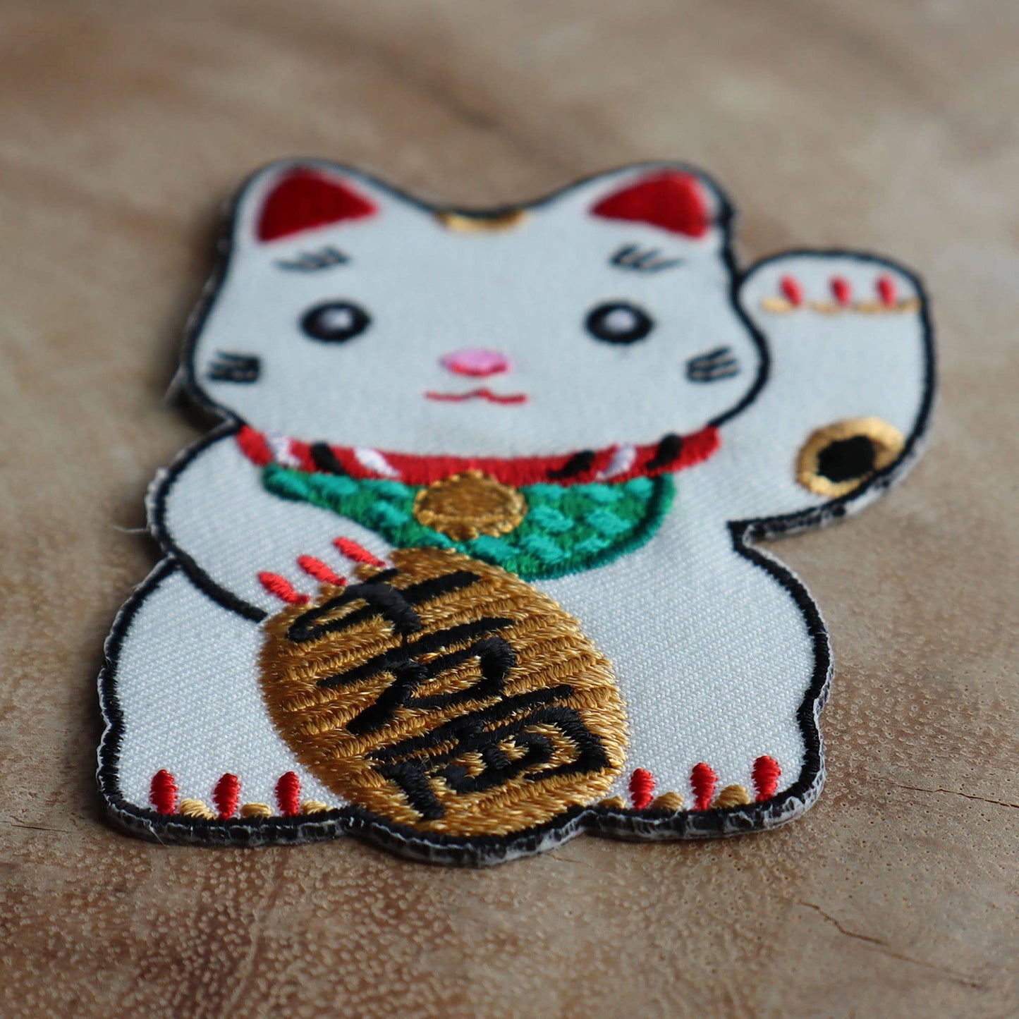 Aufnäher Winkekatze-Glückskatze Glücksbringer Patch