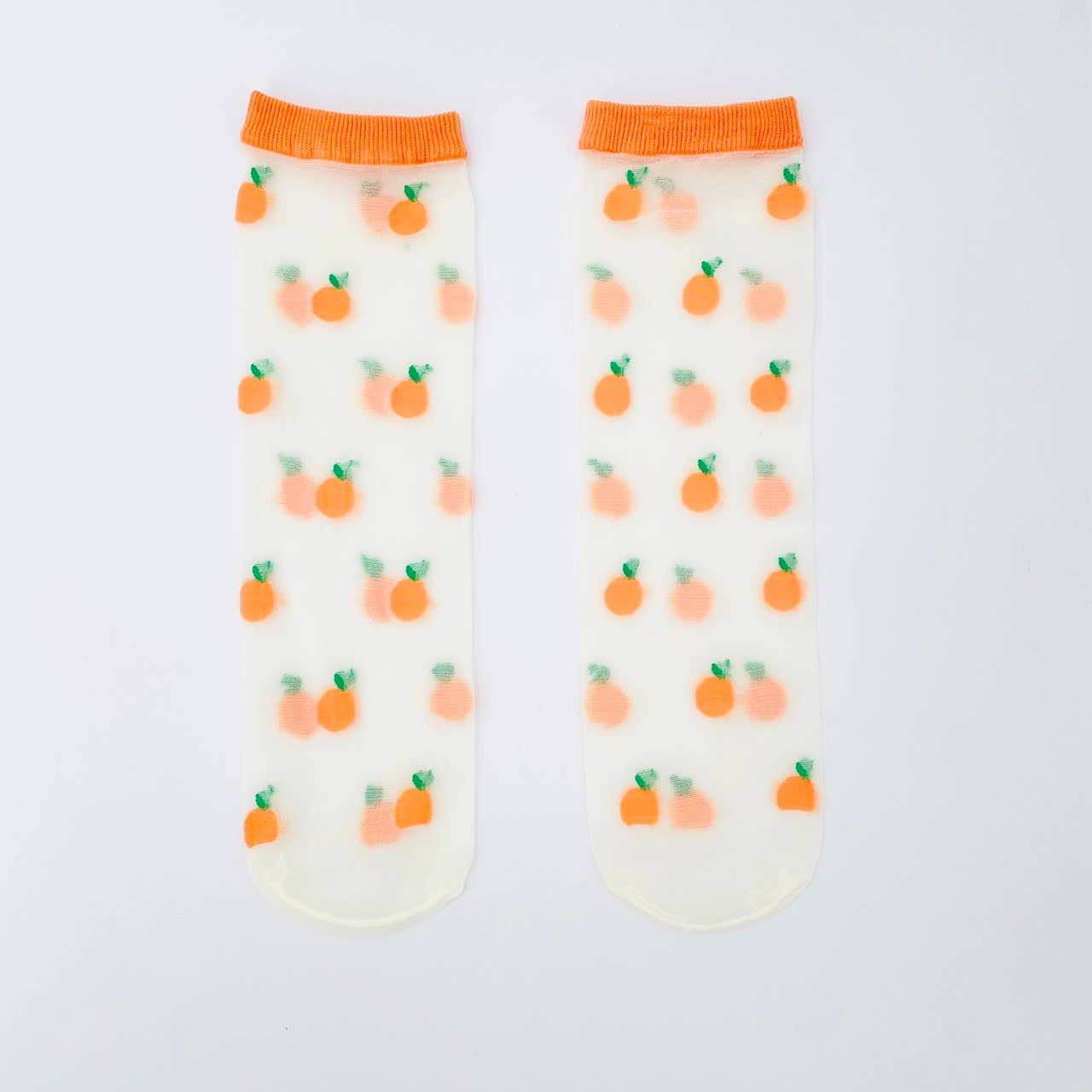 Clémence - Damen-Fantasiesocken mit Früchten - APRIKOSEN