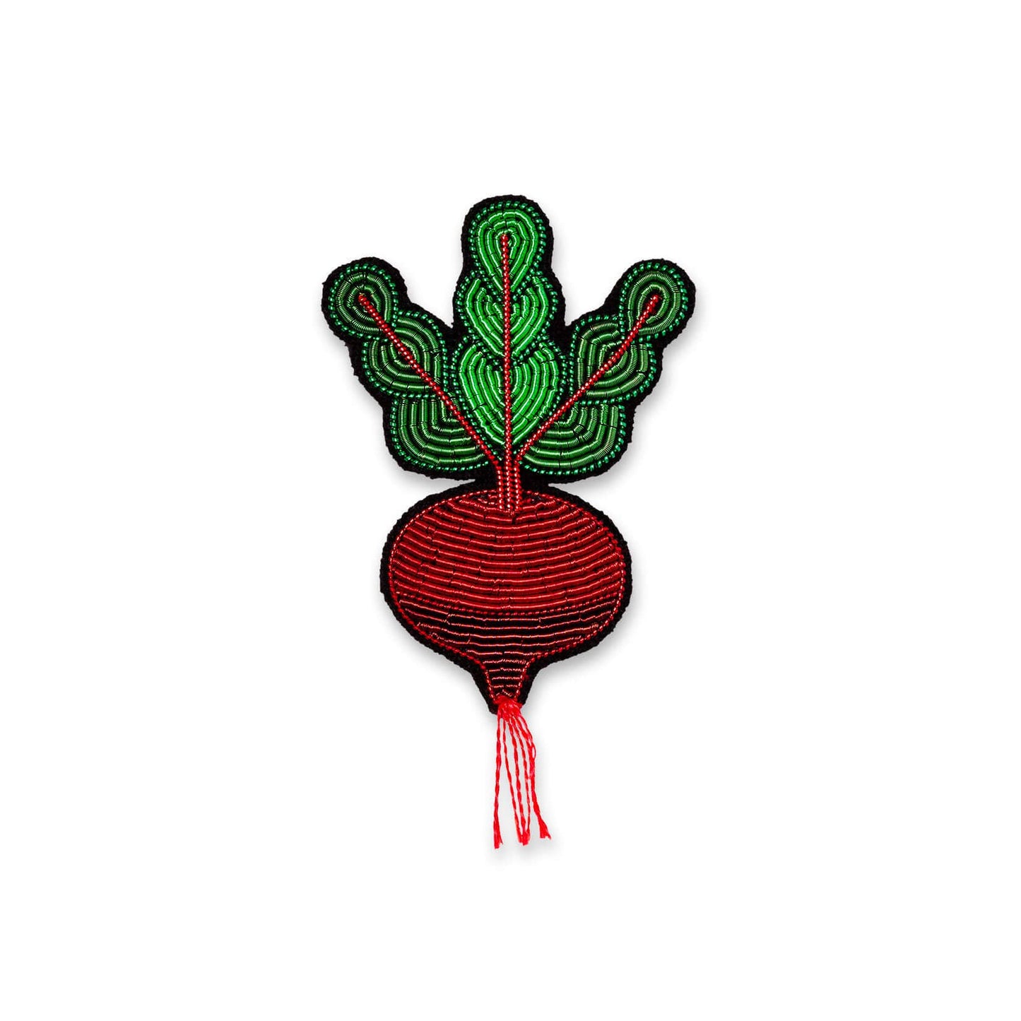 Brosche - Rote Beete