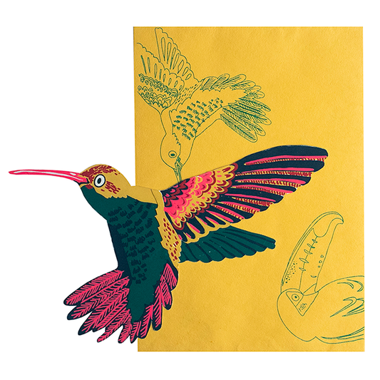 Hummingbird Greetings Card