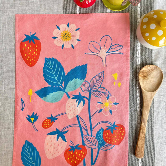 Strawberry Tea Towel